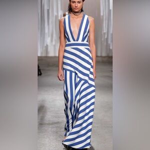 Milly Striped Maxi Dress - Spring 2016 RTW Collection